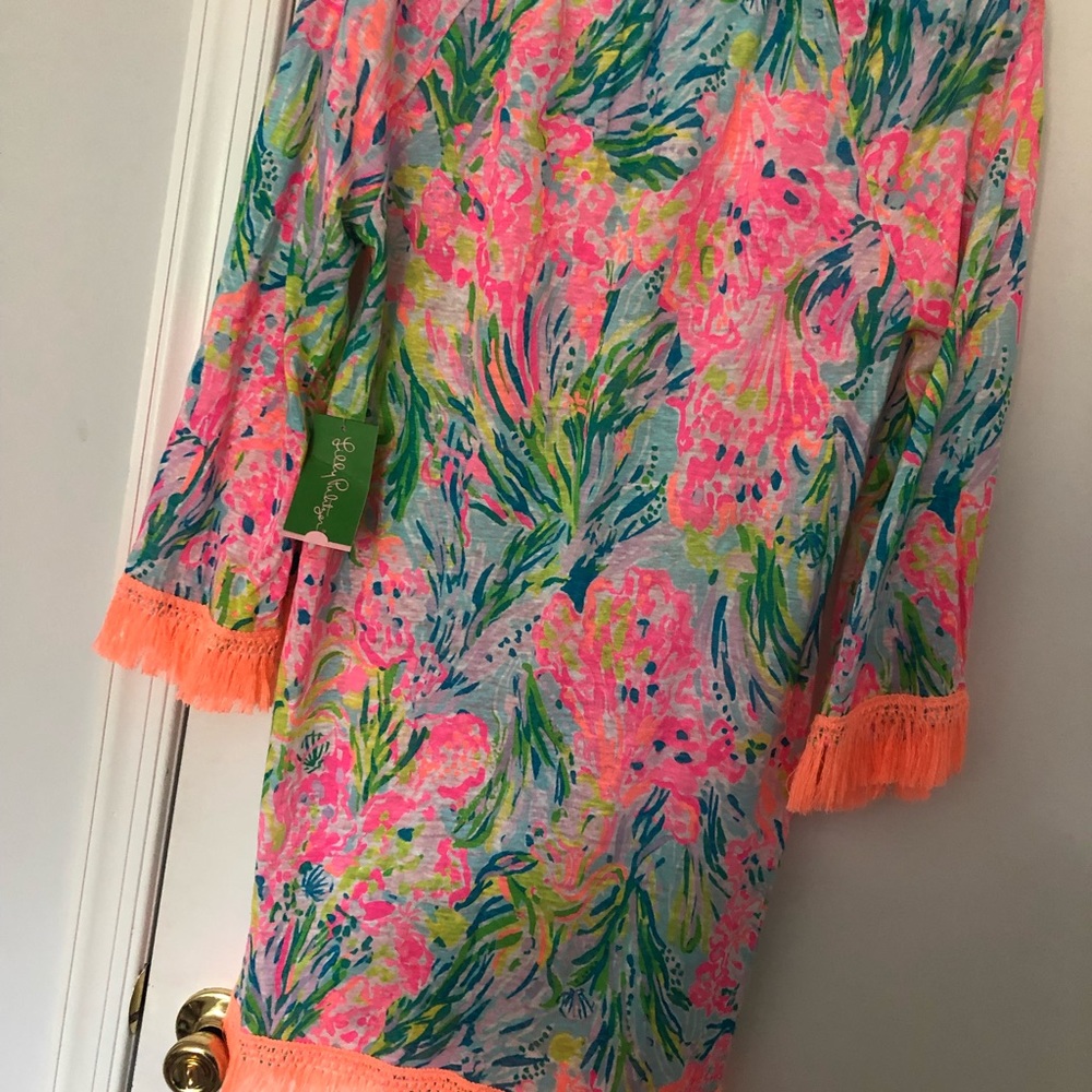 Lilly Pulitzer off the shoulder dress/cover up